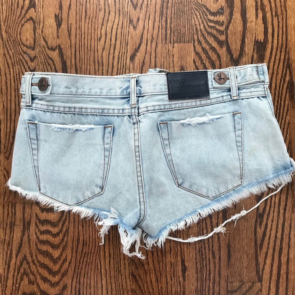 One Teaspoon denim jean shorts No2’s